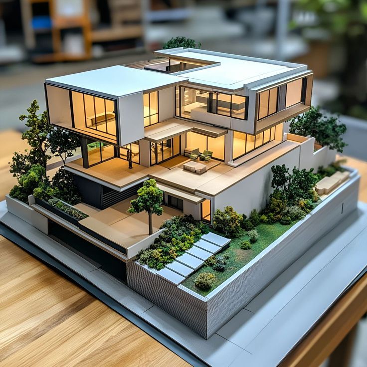 foam board material physical scaled model